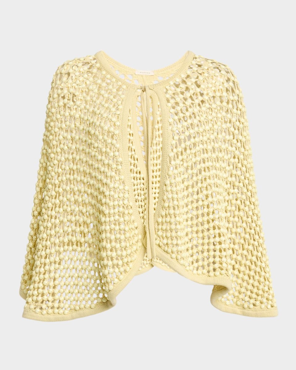 Crystal Net Knit Capelet